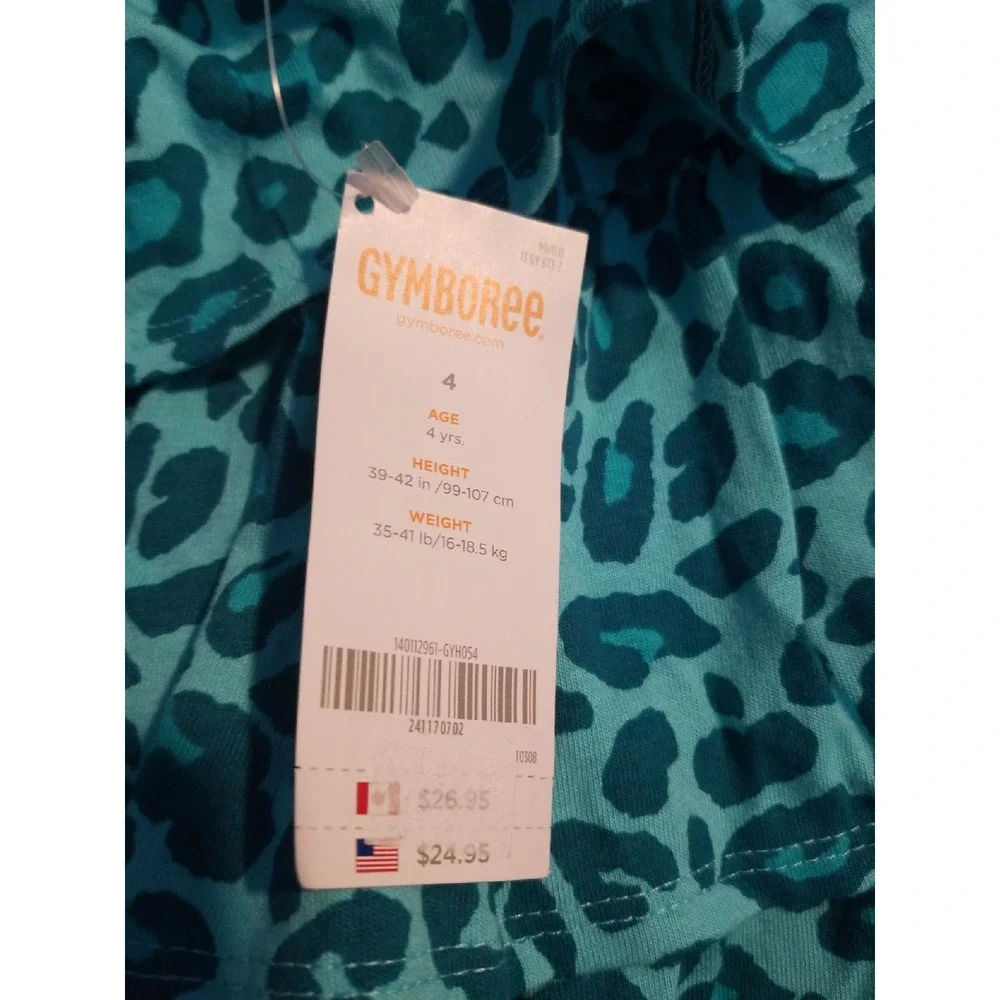 Gymboree ready dress go leopard skort 4‎